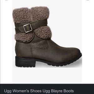 Ugg Blayre IV moto boots, grey size 8